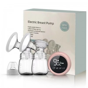 大吸力双边电动吸奶器智能吸乳按摩产后催乳器